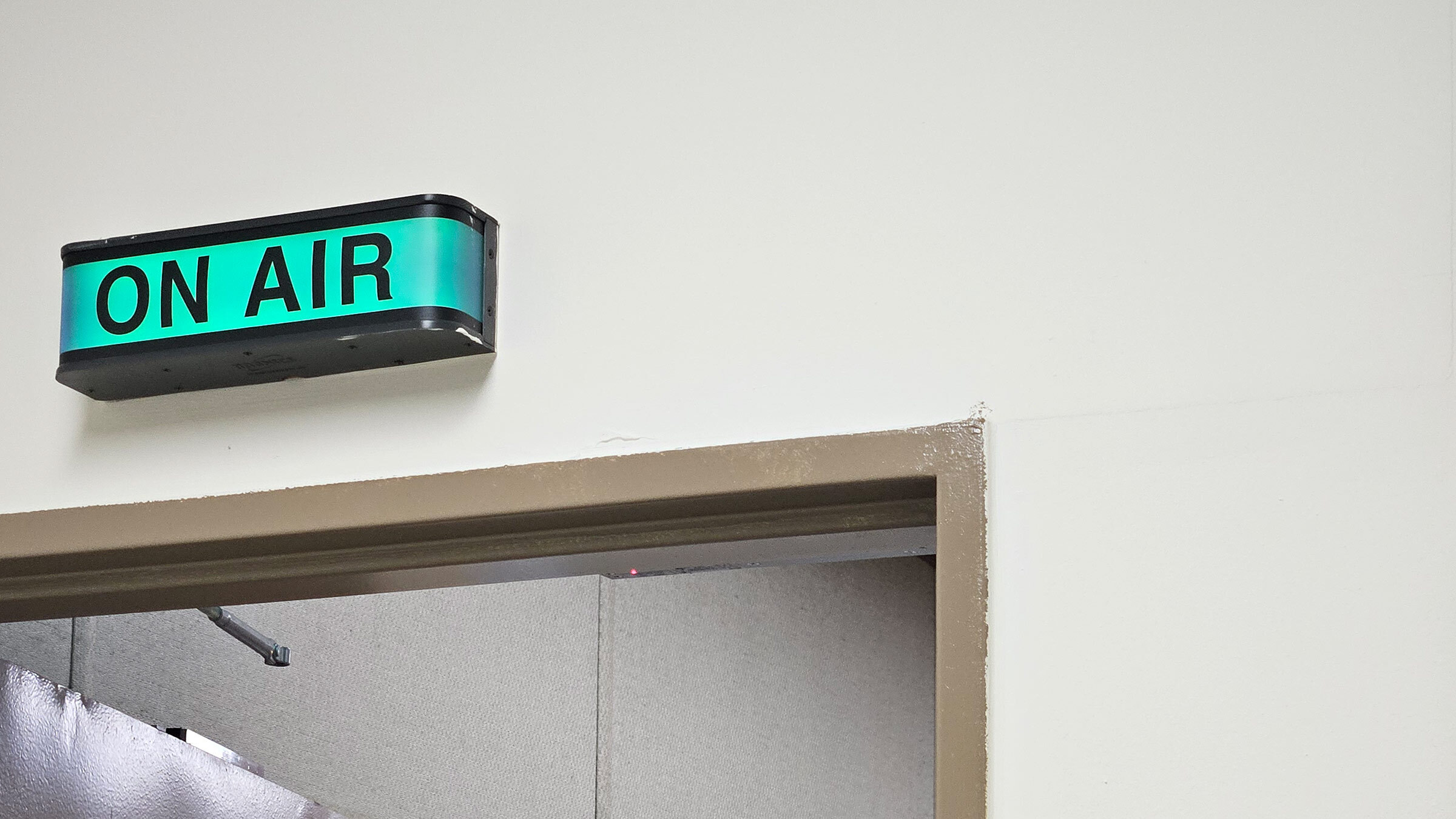 On Air sign at OBS